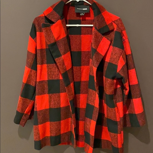 FASHION NOVA Fannel-Jacket - Picture 2 of 2